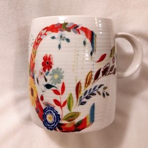 Anthropologie Monogram "C" Mug Starla M. Halfmann
